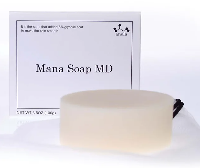 GHC Placental Cosmetic Мыло с гликолевой кислотой 5% / Anela Mana Soap MD (5% glycolic acid).