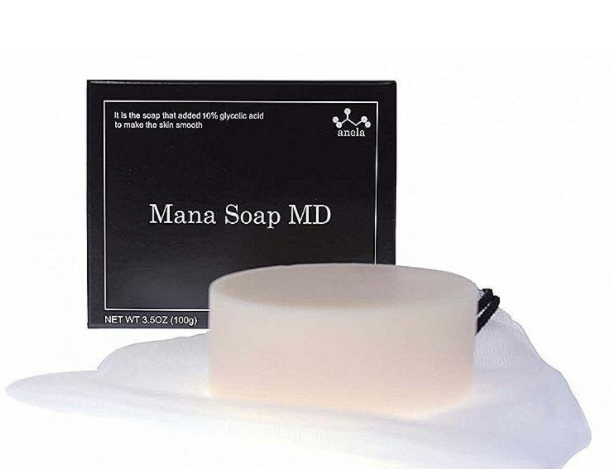 GHC Placental Cosmetic Мыло с гликолевой кислотой 10% / Anela Mana Soap MD (10% glycolic acid).