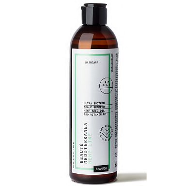 Beauté Mediterranea Ультрауспокаивающий шампунь для волос и кожи головы ultra soothed scalp  shampoo hemp line.