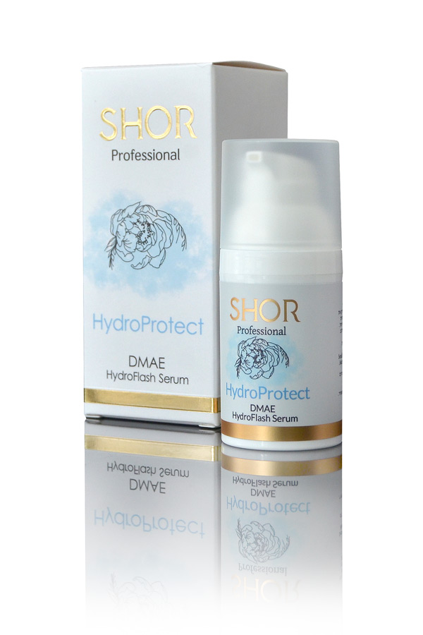 Shor Professional DMAE HydroFlash Serum/ Восстанавливающая сыворотка с ДМАЭ, 30 мл.