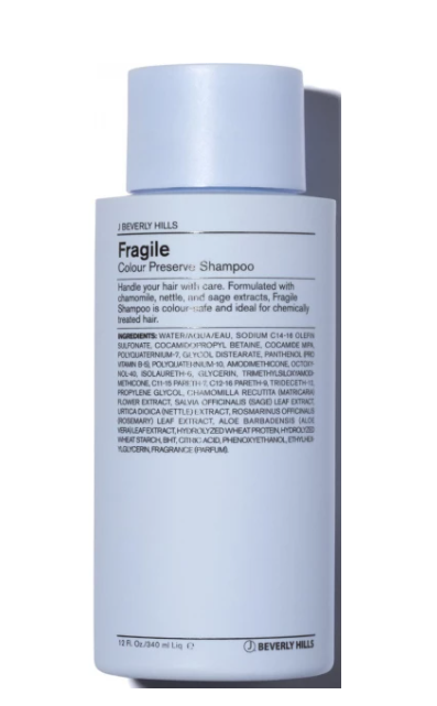 J Beverly Hills Шампунь для окрашенных и поврежденных волос /Fragile Color-Safe Shampoo, 340 мл.