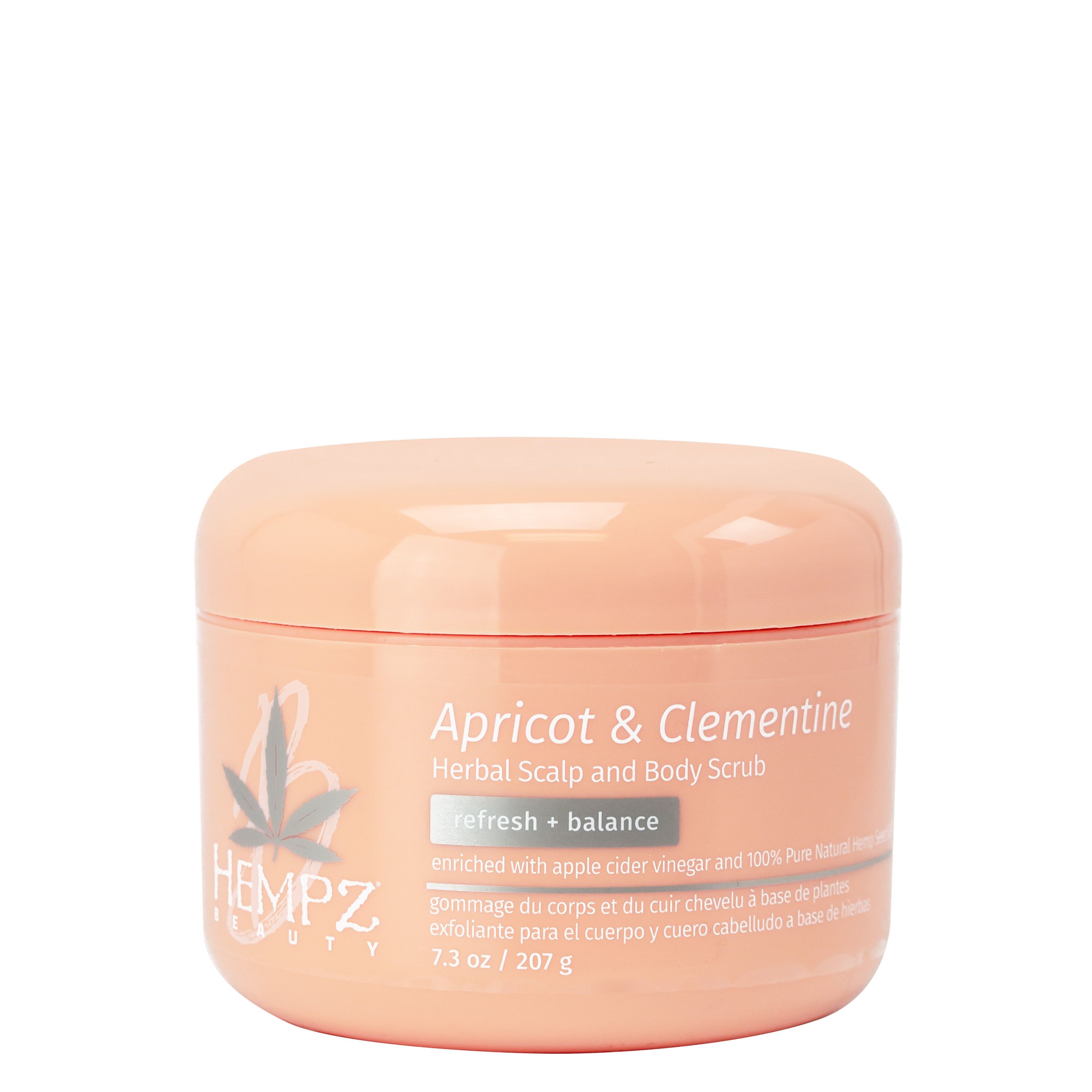 Hempz Скраб для кожи головы и тела Абрикос и Клементин / Apricot & Clementine Herbal Scalp & Body Scrub.