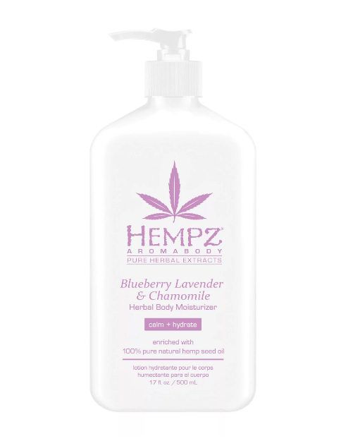 Hempz Молочко для тела увлажняющее Лаванда, Ромашка и Дикие Ягоды / Blueberry Lavender & Chamomile Herbal Body Moisturizer.