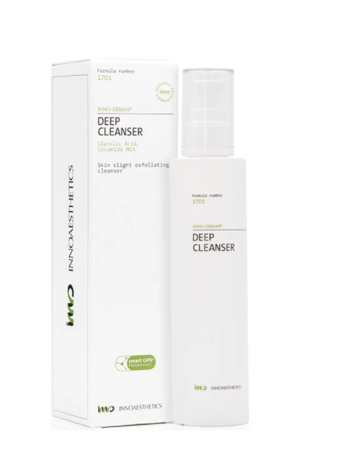 Inno-Derma Deep Cleanser Гель с гликолевой кислотой  для глубокого очищения.