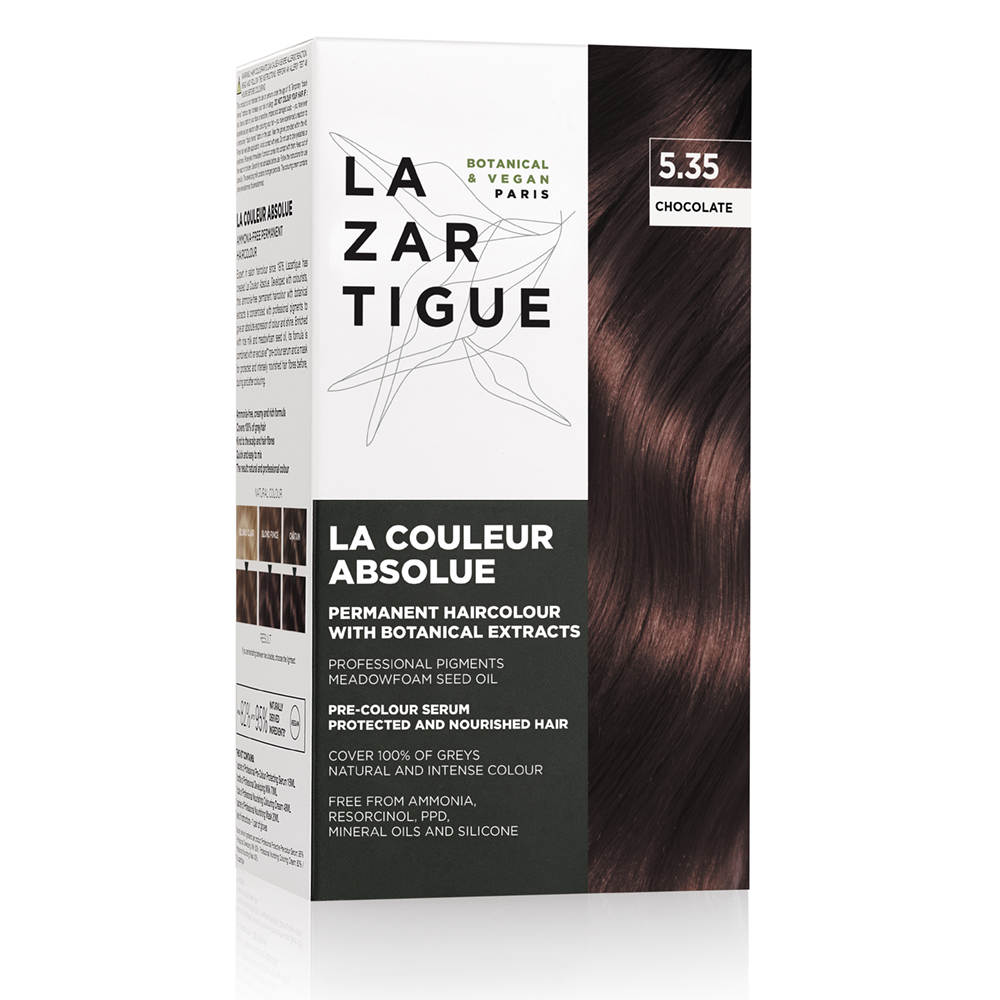 Lazartique Краска для волос безаммиачная. Шоколадный 5.35