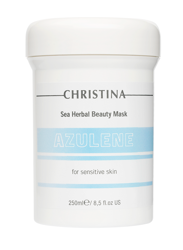 Christina Sea Herbal Beauty Mask Azulene Азуленовая маска красоты для чувствительной кожи, 250 мл.