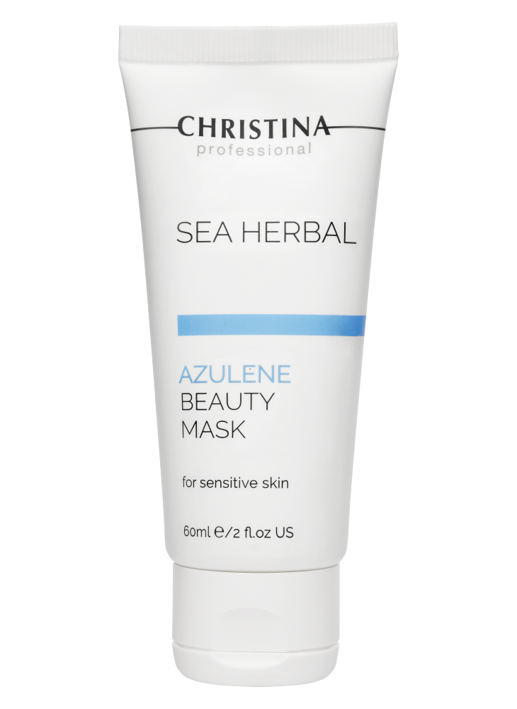 Christina Sea Herbal Beauty Mask Azulene Азуленовая маска красоты для чувствительной кожи, 60 мл.