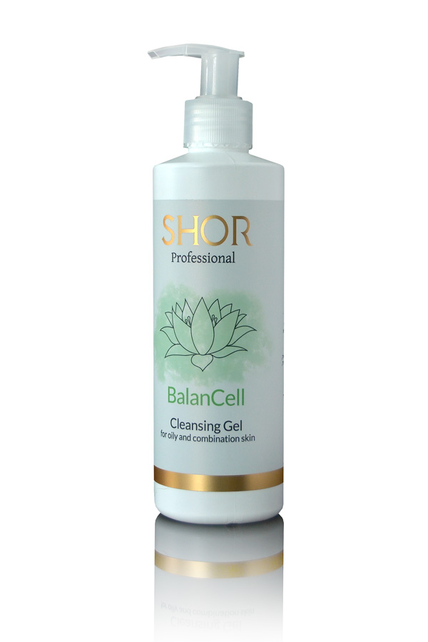 Shor Professional Cleansing Gel for oily and combination skin/ Очищающий гель для жирной и комбинированной кожи, 250 мл.