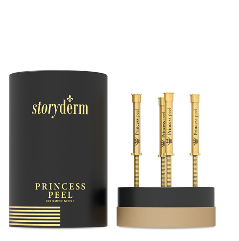 Storyderm Пилинг - крем с золотыми микроиглами Premium Princess Peel, 4*2 мл.