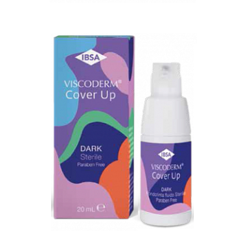 Viscoderm Cover Up Cream Dark Стерильная жидкая темная тональная основа.