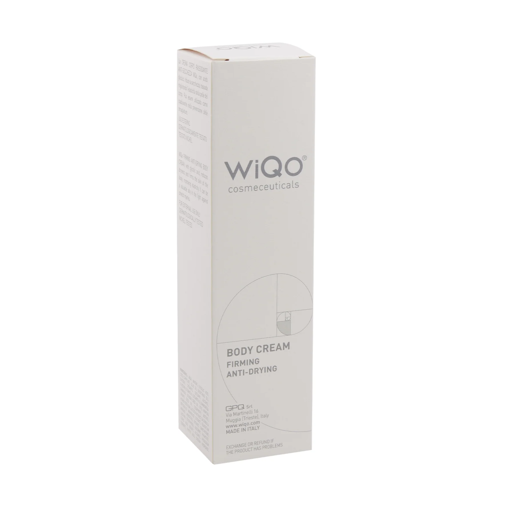 WiQo Крем для тела укрепляющий crema corpo elasticizzante anti-secchezza.